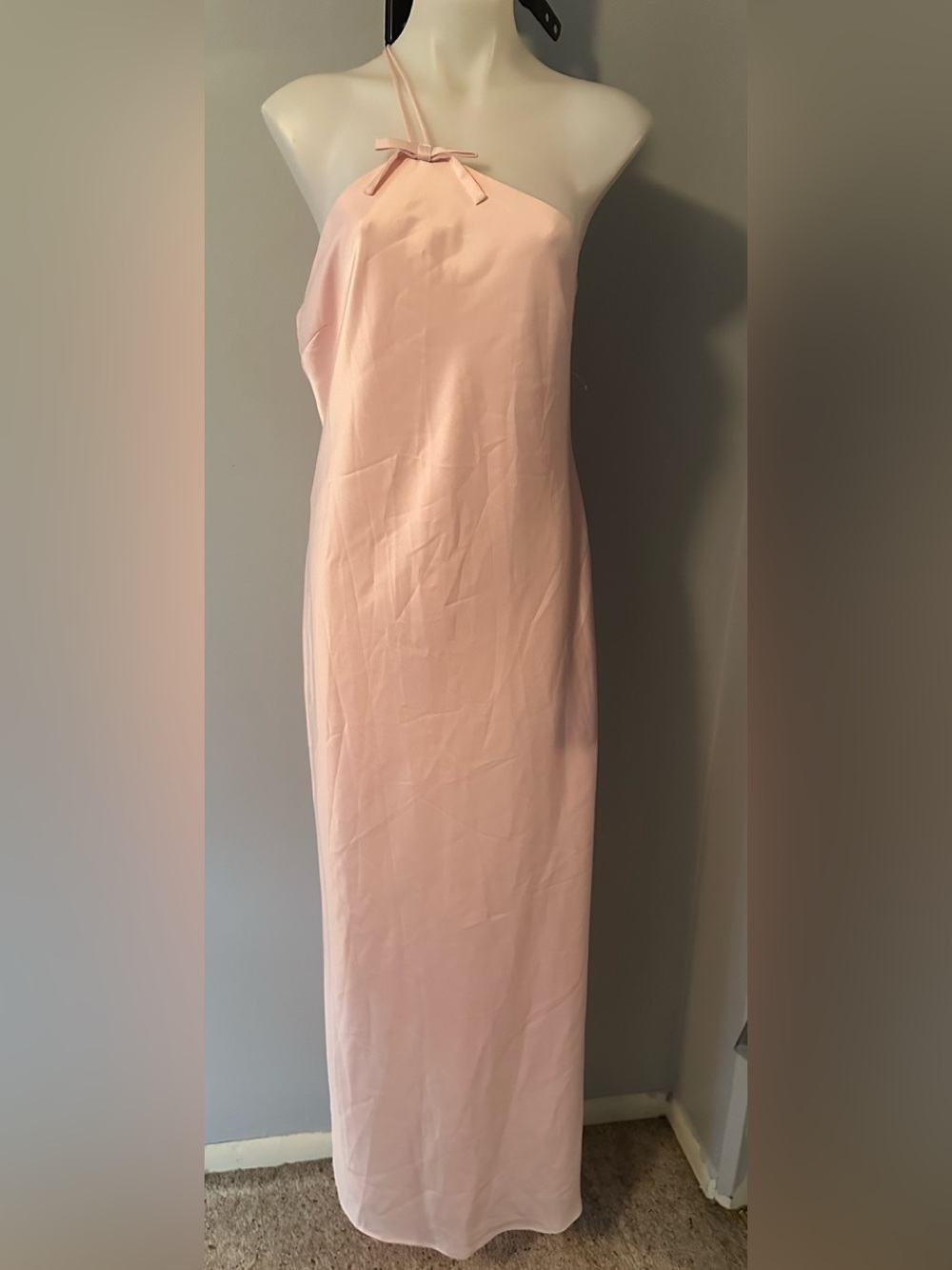 Wayf Blush Pink Sleeveless Maxi Dress size Large
